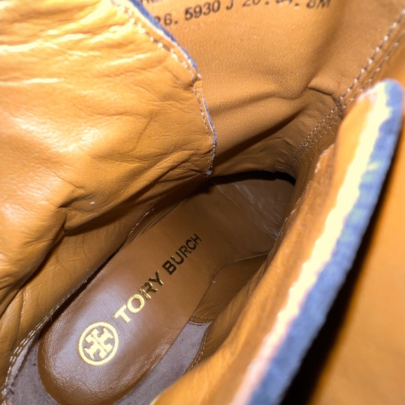 Tory Burch Elegant Suede Ankle Boots - Picture 11 of 11